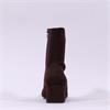 Wonders Anan Low Block Heel Stretch Boot - Brown Suede